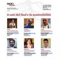 13 Giugno 2016: Radici del Sud ospita gli osti della cucina meridionale